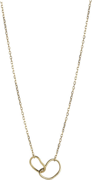 Necklace, Organic Double Circle