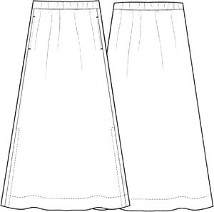 Alice Poplin Skirt GOTS