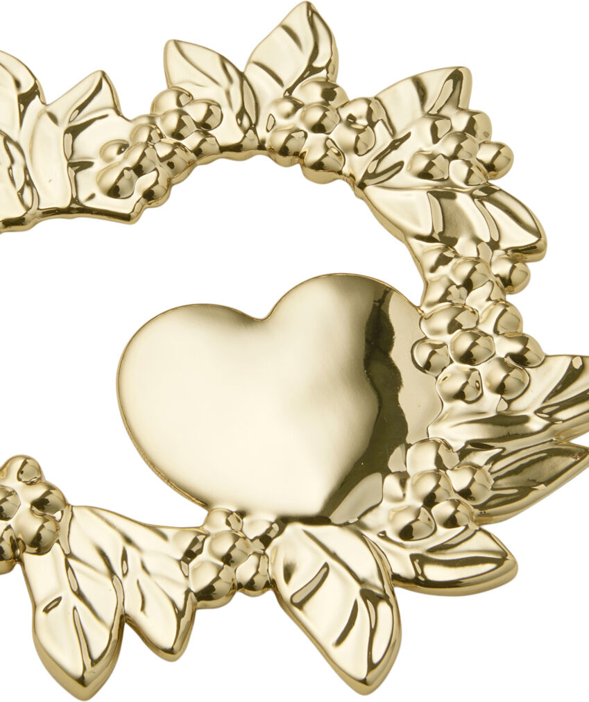 Vildt hjerte H8 forgyldt