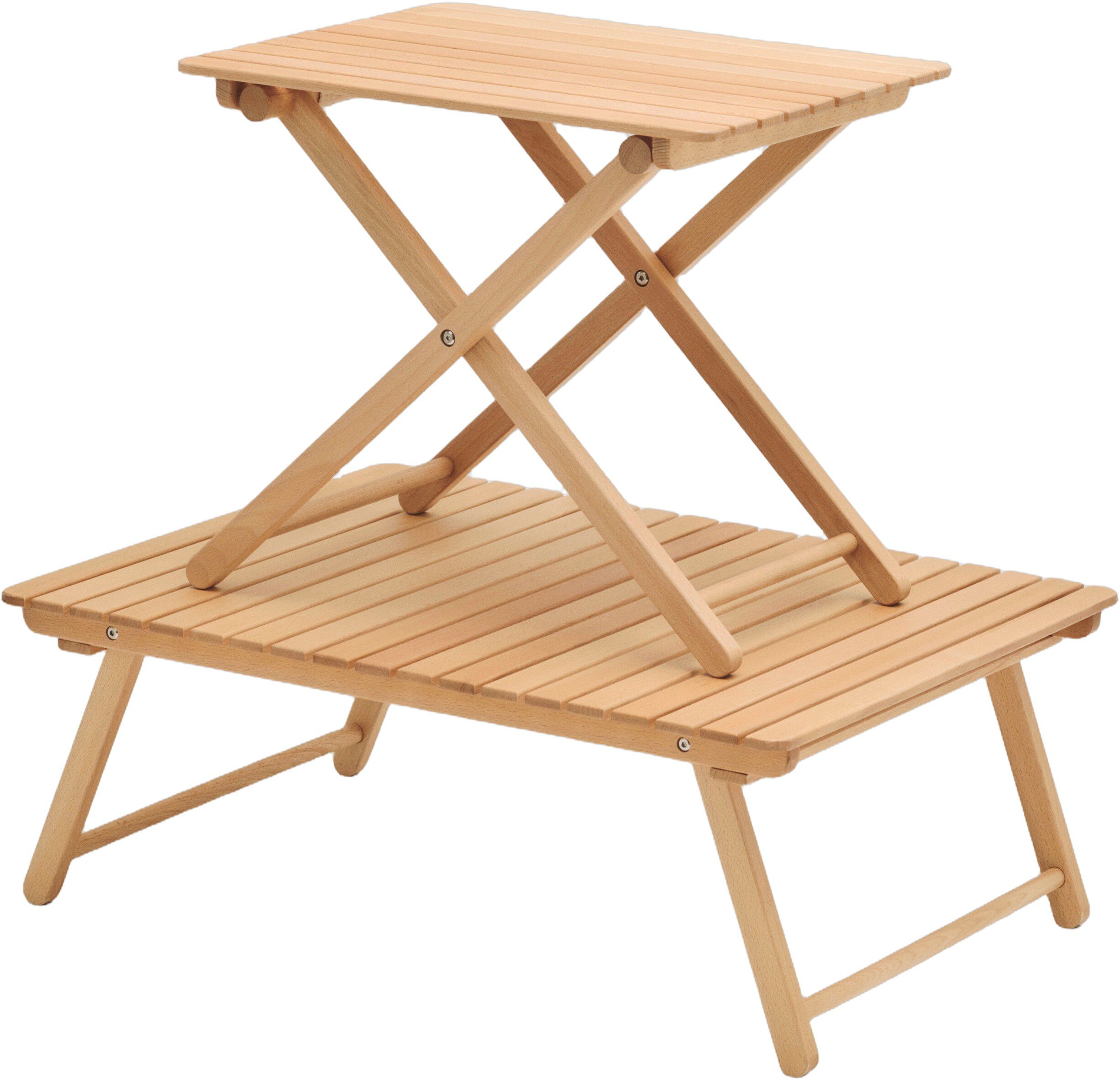 Outdoor Market Folding Table - Small - Natural