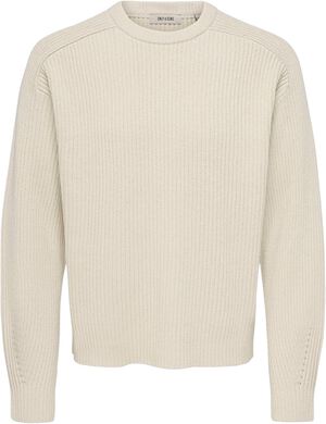 ONSMILLIAN CREW CROP KNIT