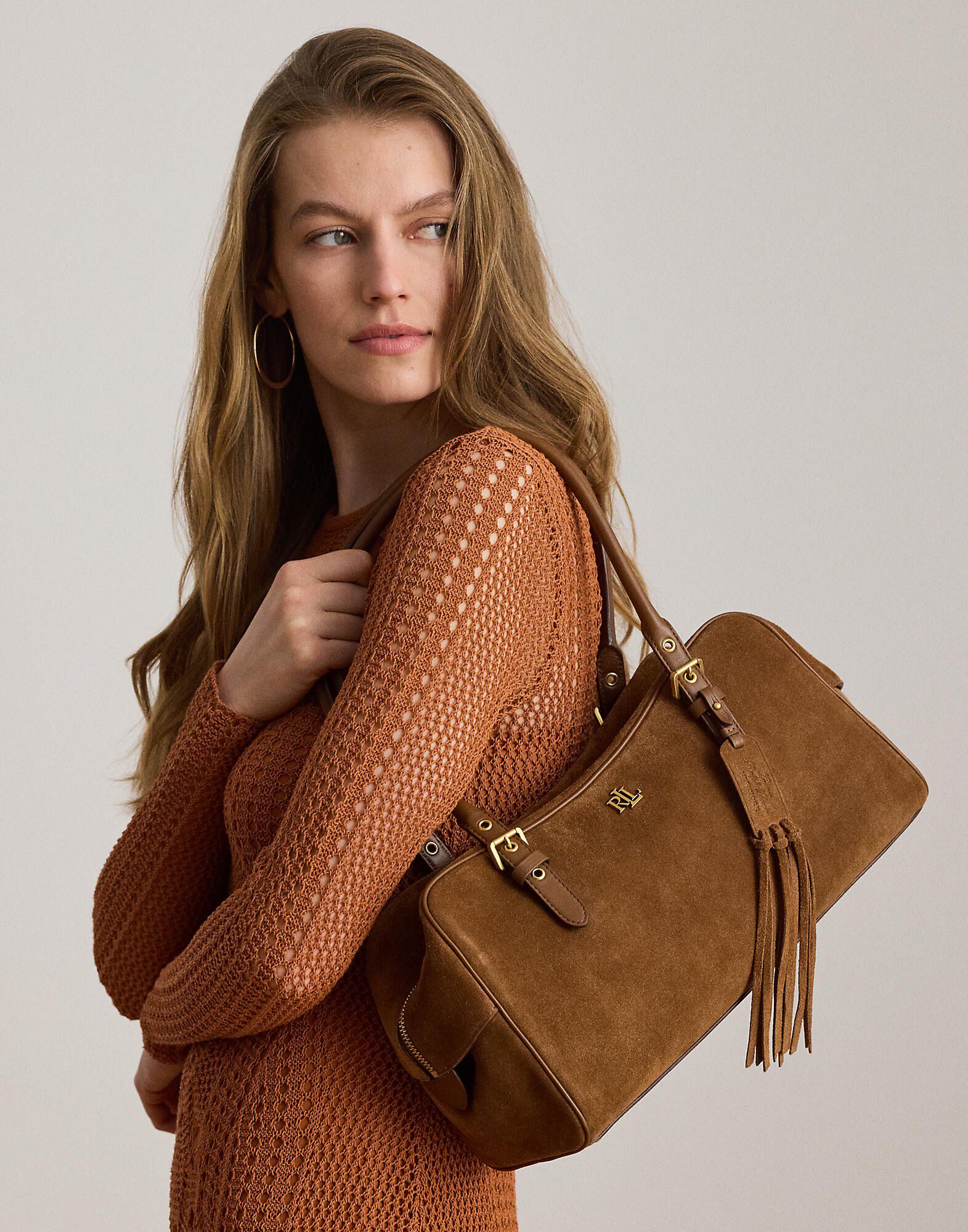 SUEDE FRNGE/NAT SMT-MRCY ZP SCHL-ST