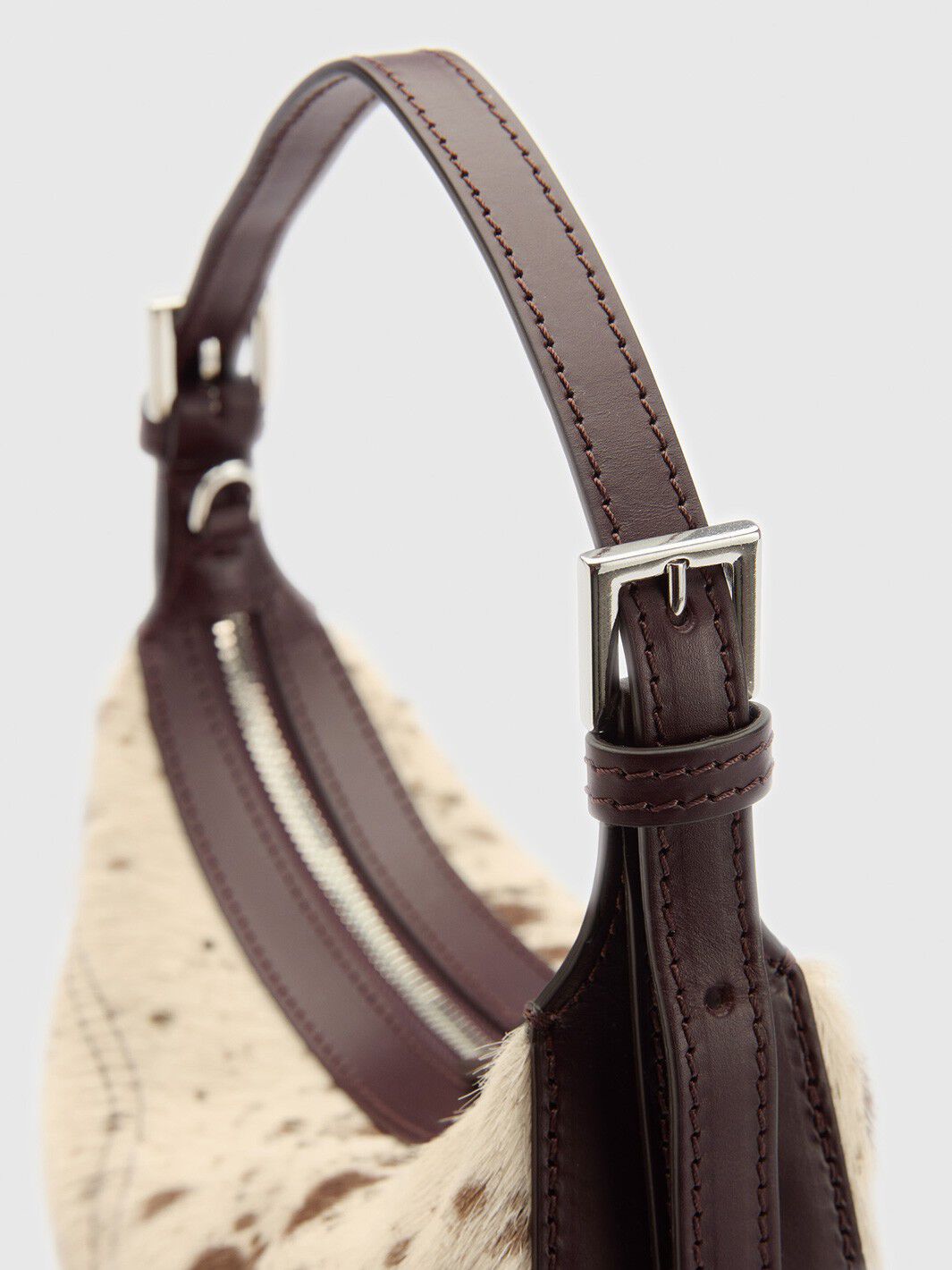 Silea Mandorla/Walnut Printed Mini Cow/Vacchetta