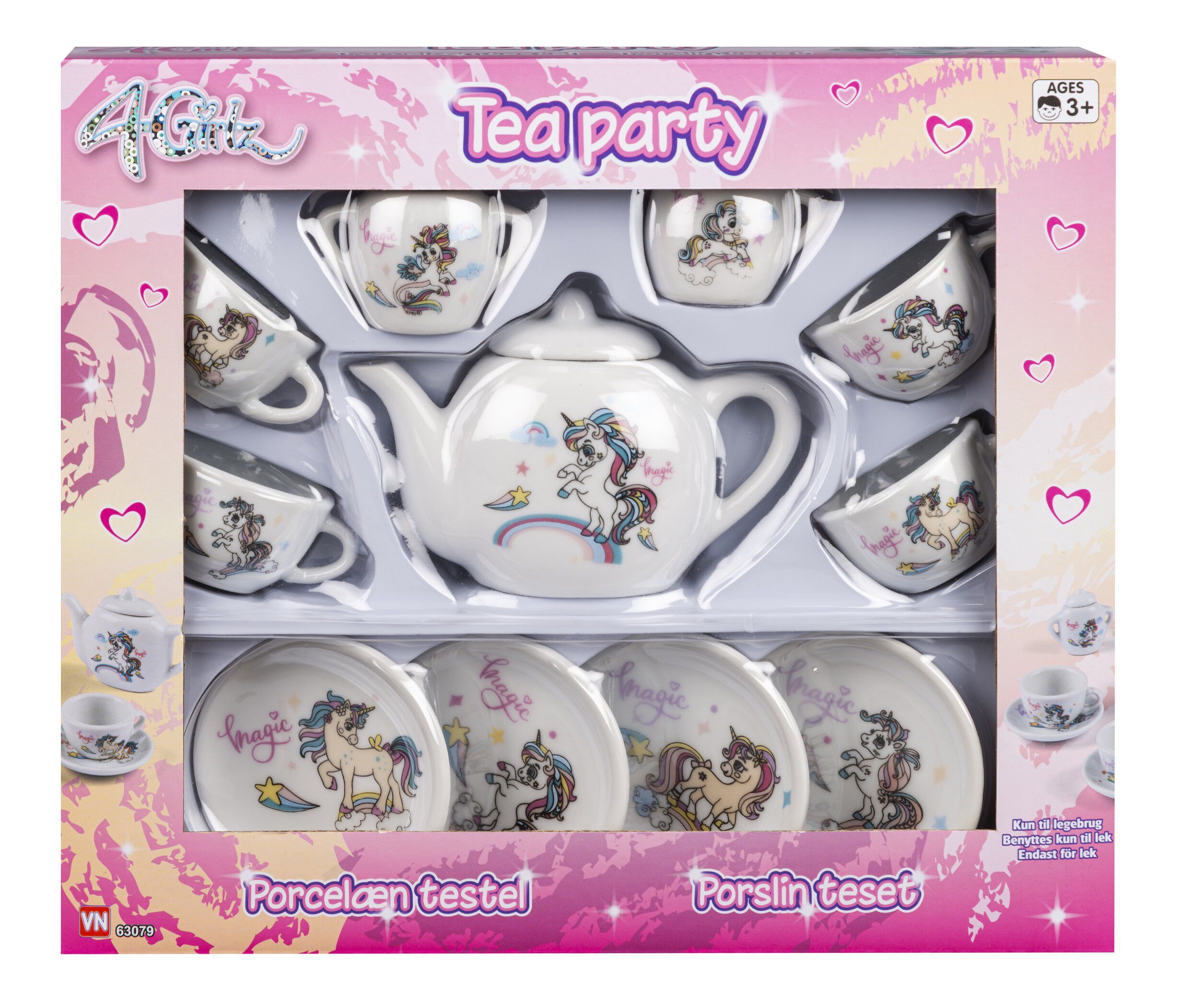 4-GIRLZ TES&AElig;T I PORCEL&AElig;N