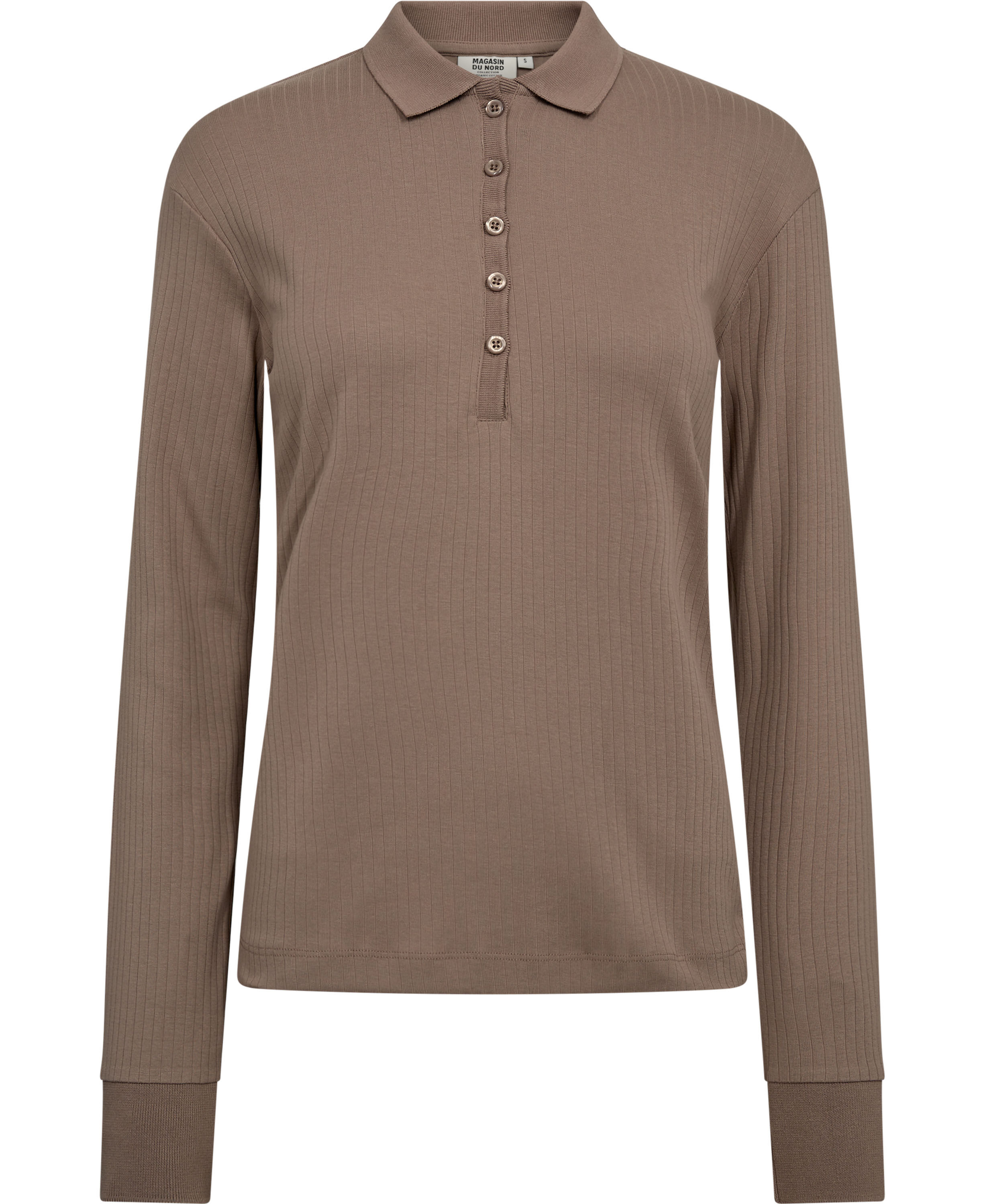Milla 24 Long sleeve polo top - 100% Organic Cotton GOTS