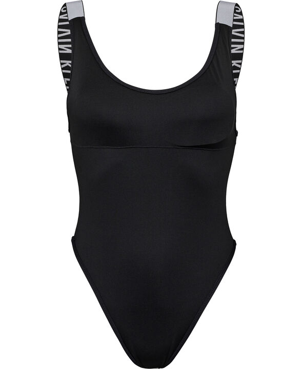 One piece scoop back swimsuit