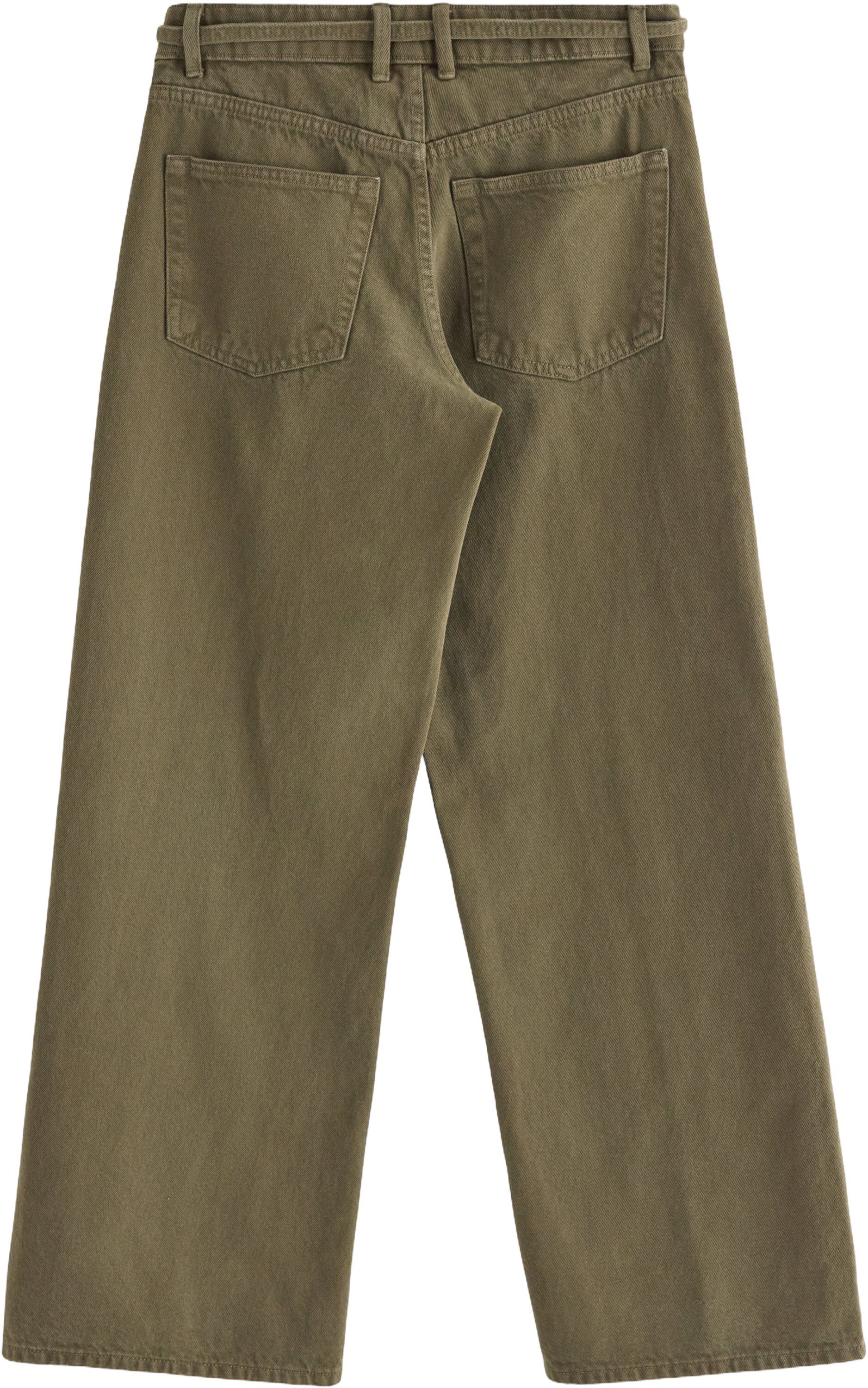 Byxor i twill med vid passform, nor