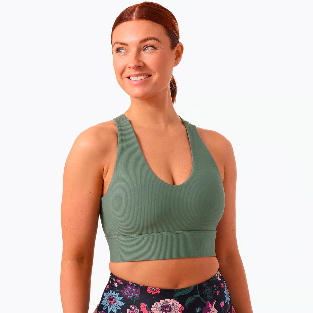 SIMONE RIBBED SPORTS BH