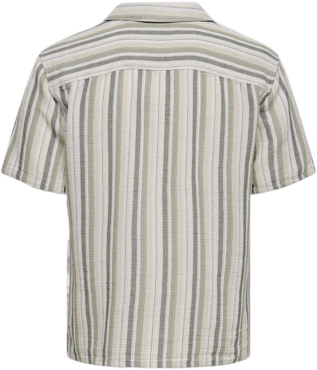 ONSTREV LIFE REG STRIPE SS SHIRT NO