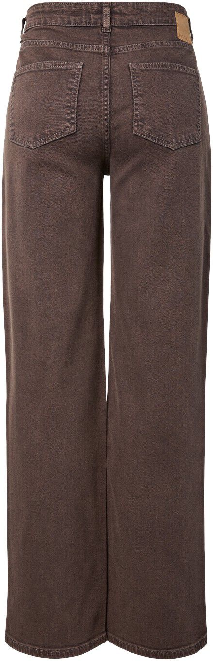 PCSILKE MW WIDE COLORED JEANS NOOS