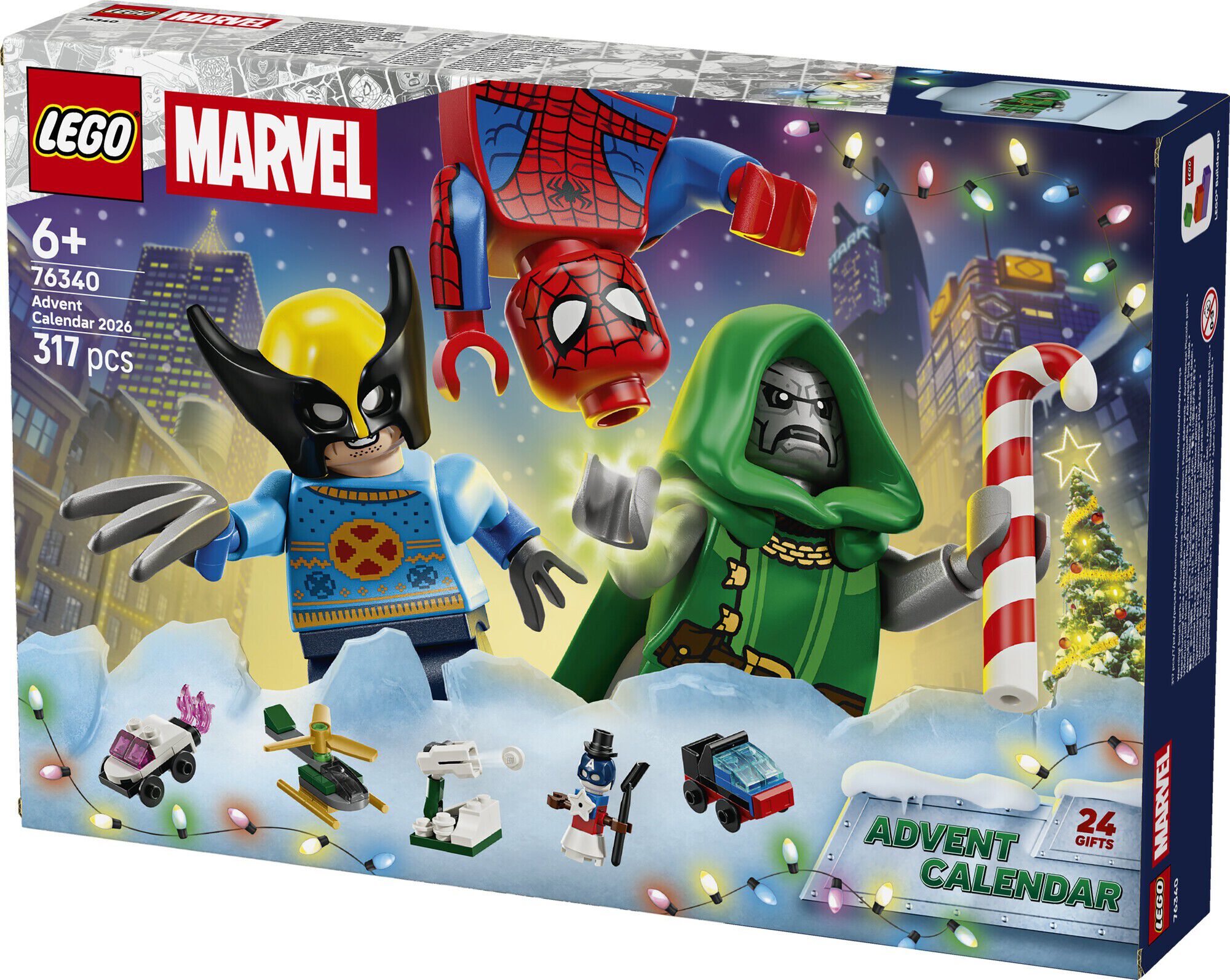 LEGO&reg; Marvel Julekalender 2026 76340