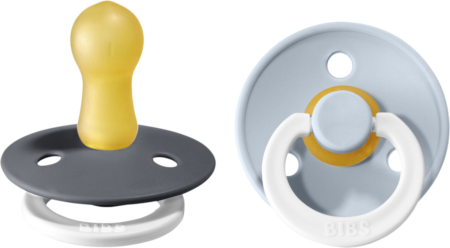 BIBS Colour 2 PACK Blush NIGHT/Vanilla NIGHT