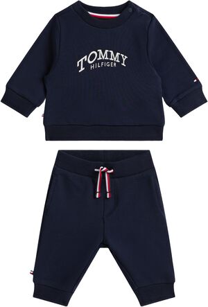 Logo Sweatshirt And Joggers Set