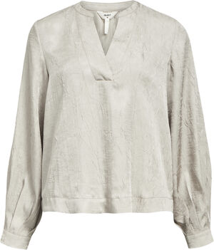 OBJJOHNSON RE L/S V-NECK TOP NOOS