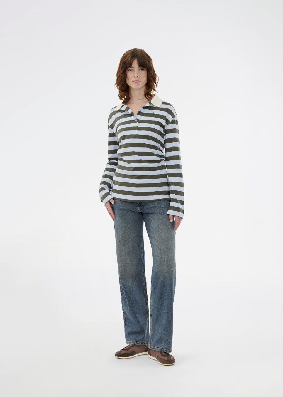 Stetsonmd LS stripe polo