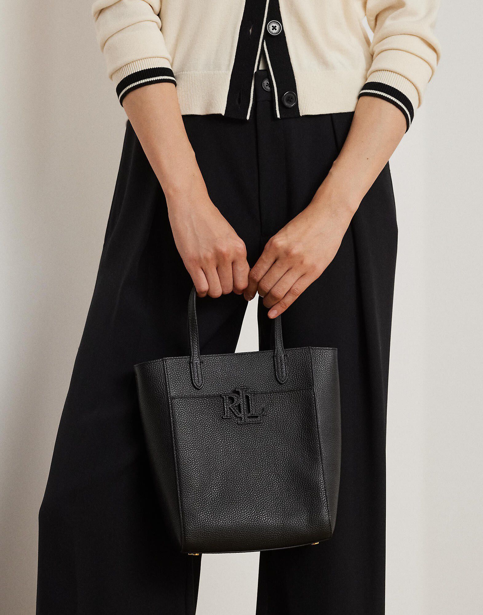 Pebbled Leather Small Cameryn Tote Bag