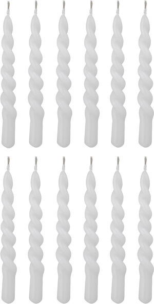 Twist Stearinlys, Hvid, Parafin