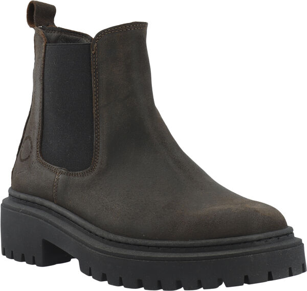 Caslea Chelsea Boot W. Inside Zip Oil Suede