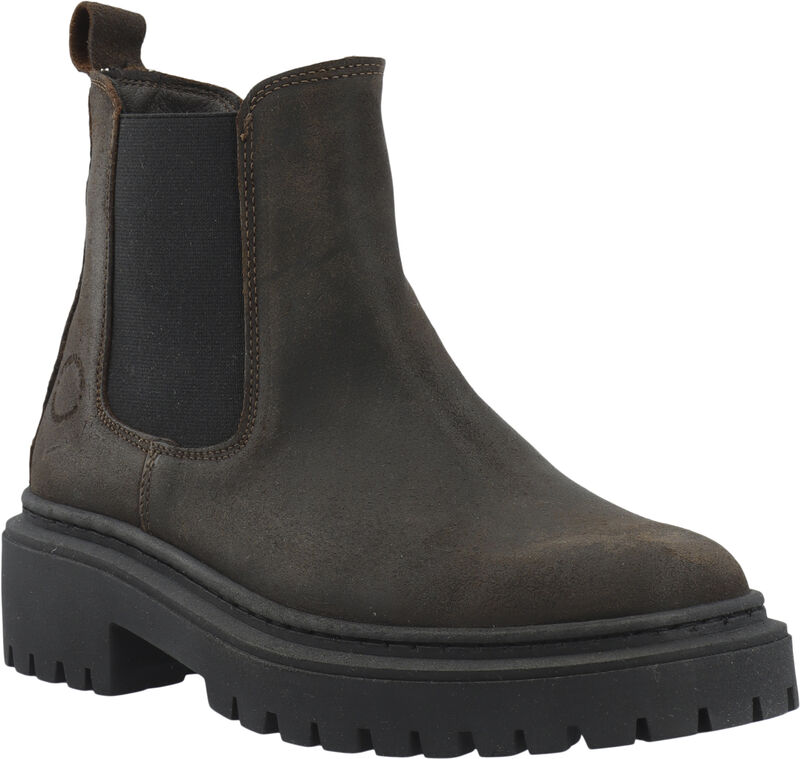 Caslea Chelsea Boot W. Inside Zip Oil Suede