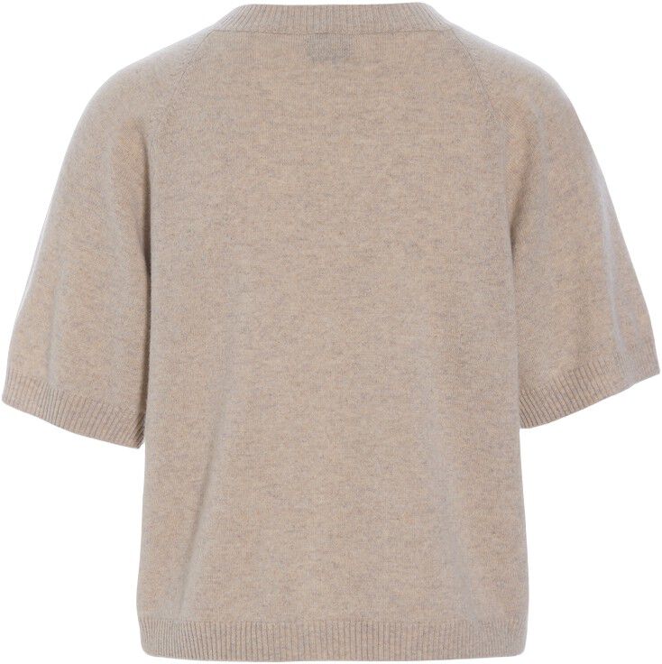 Kumo cashmere kort&aelig;rmet bluse