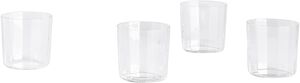 Angle Glass-Set of 4 Wide H7,5-Clear