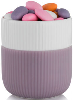 Fluted Contrast Mug 35cl Heather