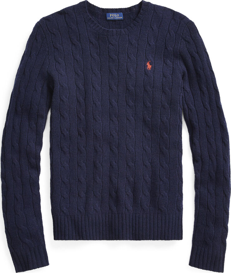 Cable Wool-Blend Sweater fra Polo Ralph Lauren 1199.00 DKK Magasin.dk