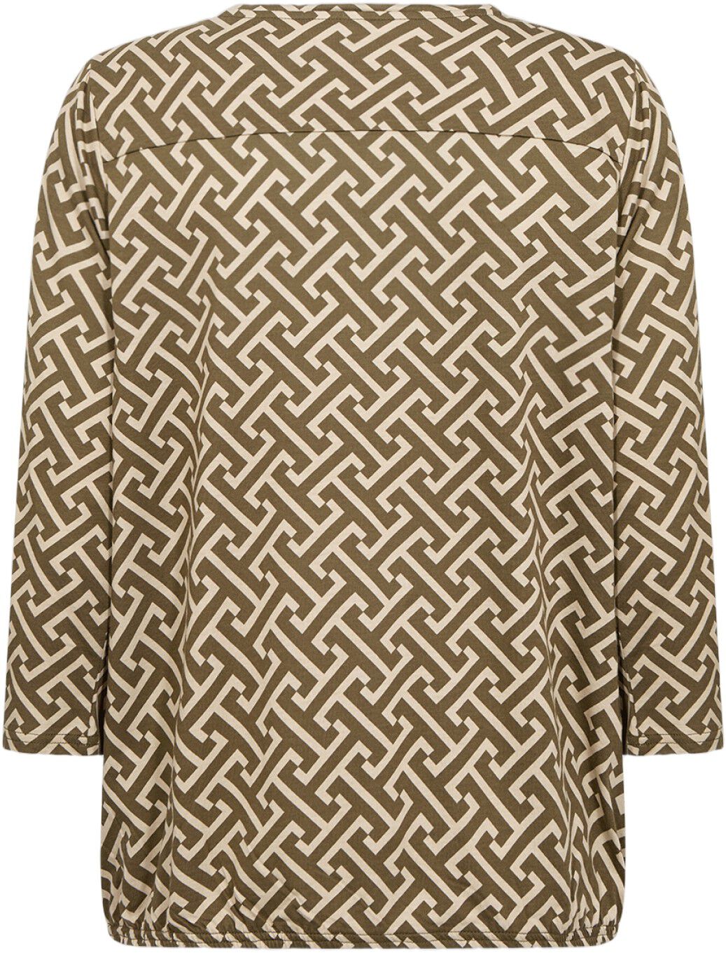 SC-FELICITY AOP 519 Bluse Oliven