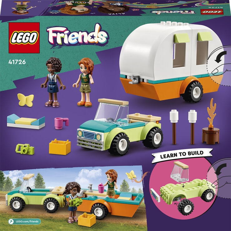 Ferietur med campingvogn fra Lego |