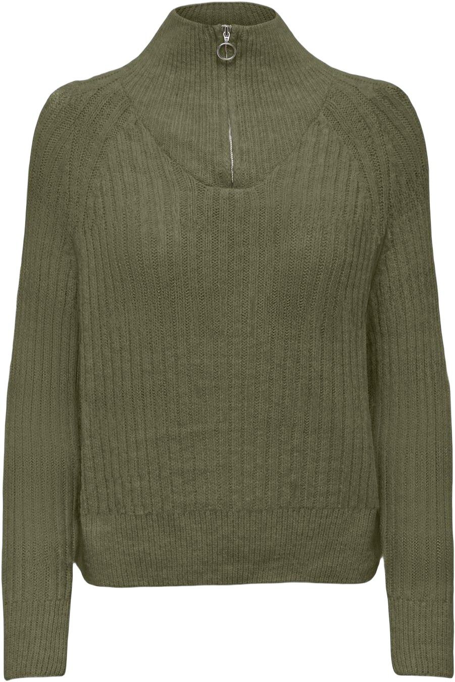 ONLLEISE FREYA LS ZIP HIGH NECK KNT