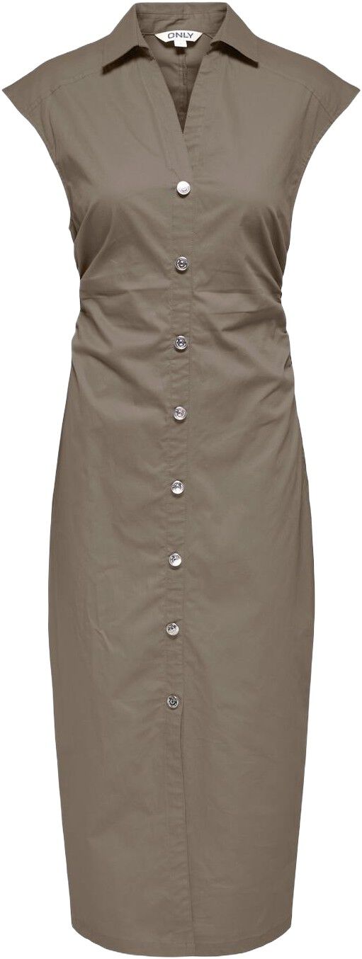 ONLBABE-ZORA CAPSLEEVE MIDI DRESS P