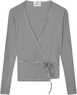 2x2 Cotton Stripe Susi LS Top