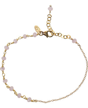 Anne Rose Quartz Bracelet - Gold