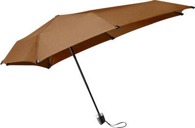Senz Mini foldable storm umbrella sudan brown