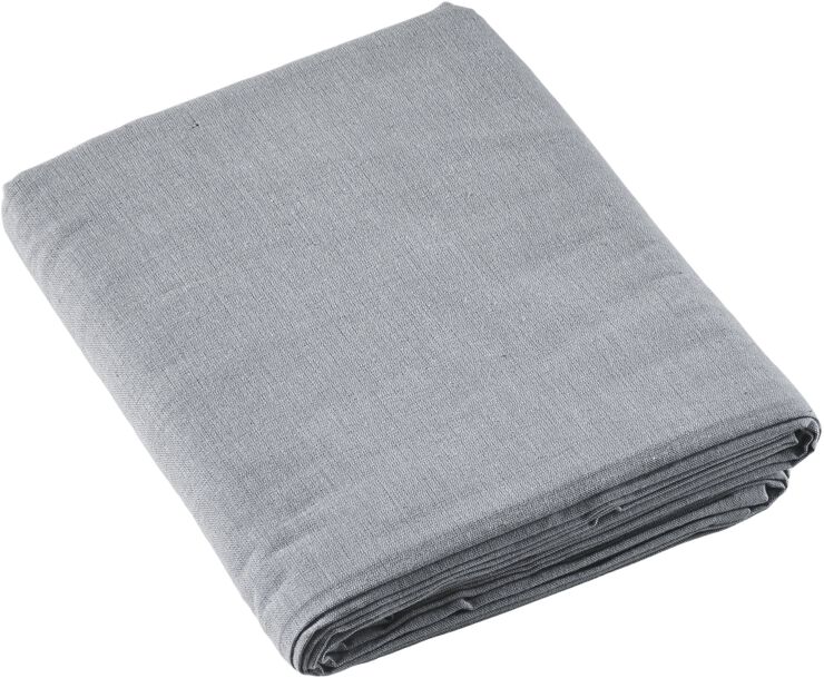 Dug 270 x 140 cm Lys grå 100% ny bomuld