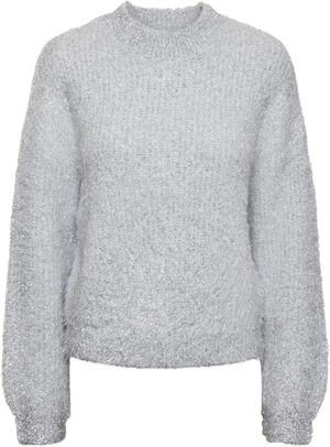 PCRAGA LS O-NECK LUREX KNIT