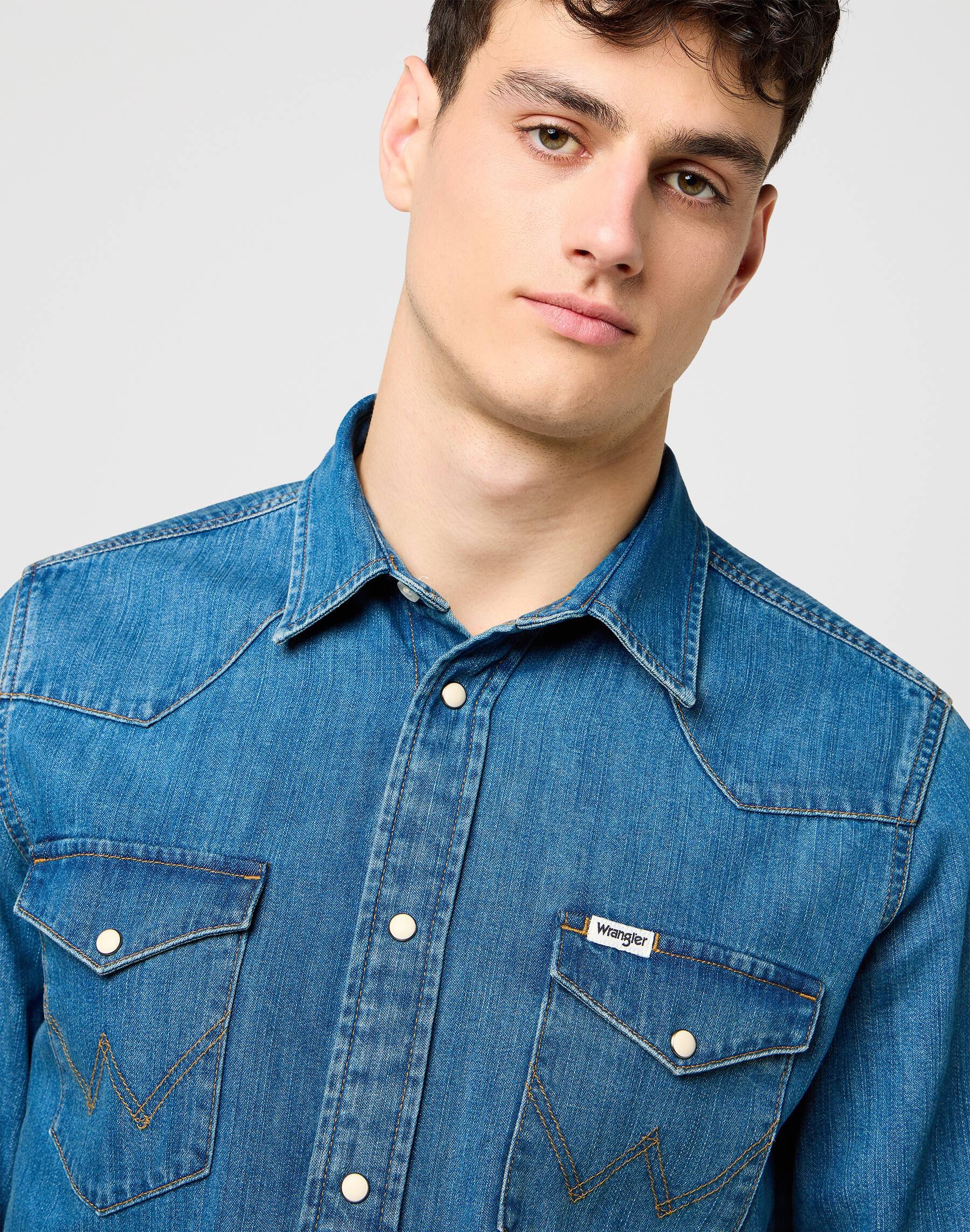 WESTERN SHIRT OLIVE BREEZE