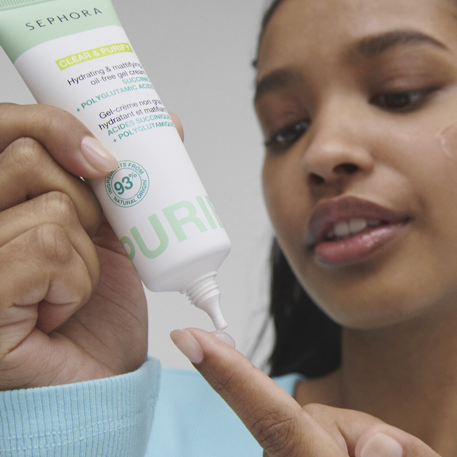 Matterende & fugtende, fedtfri gel-creme- Fugtgivende og matterende pl