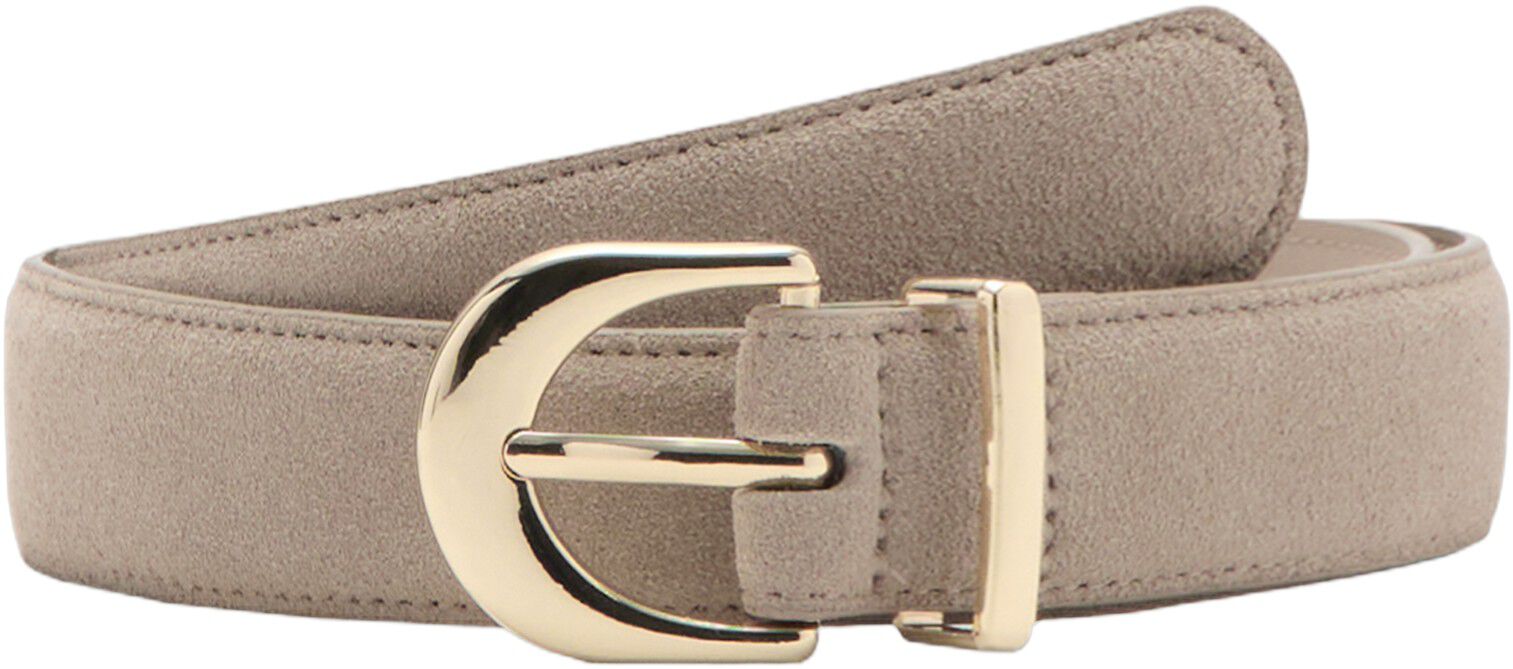 Oval buckle belt