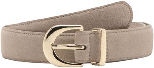 Oval buckle belt