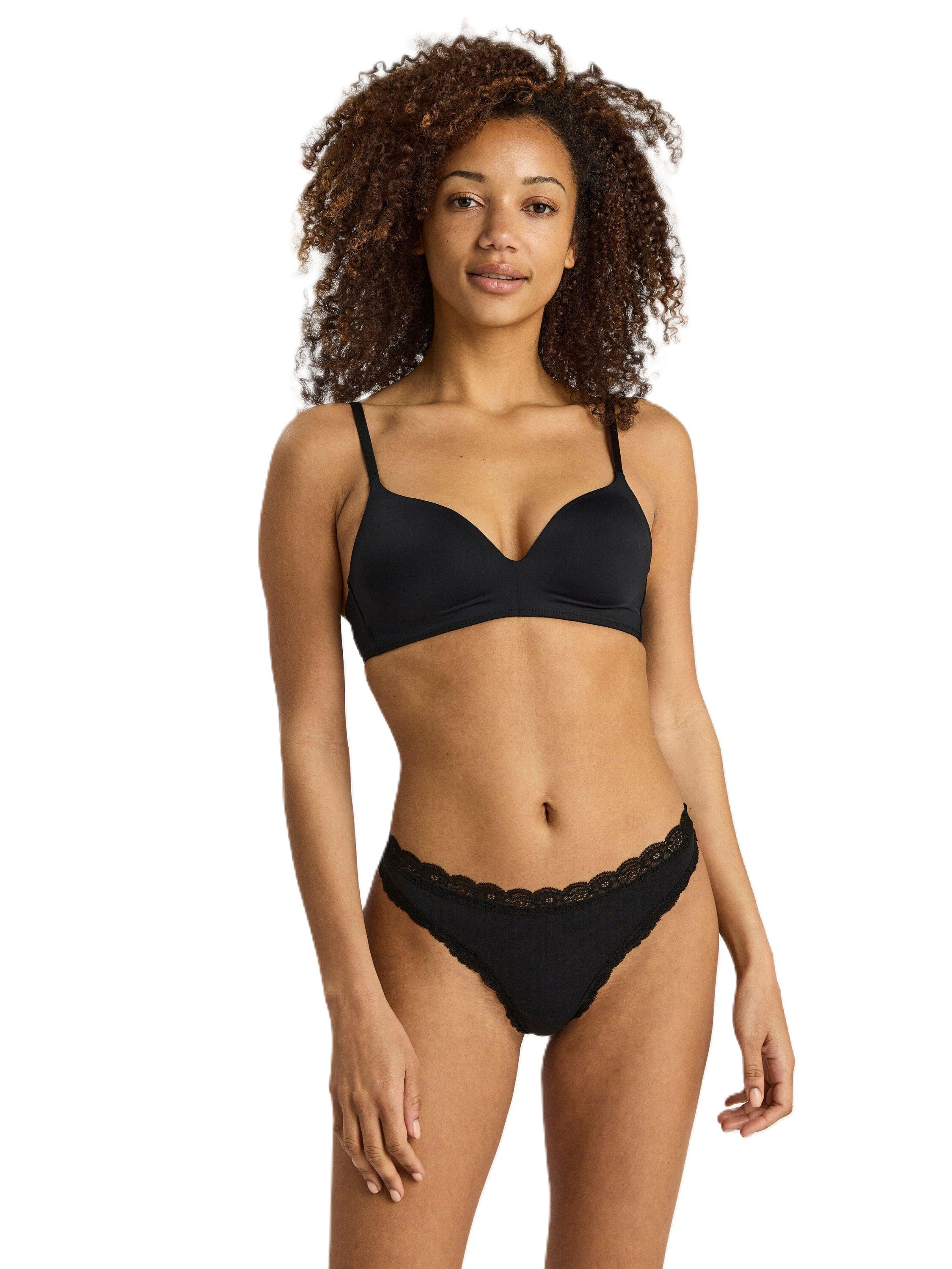 Soft thong with a regular waist and