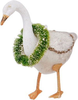 Xmas Ornament Goose White