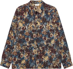 Flower Jacquard Overshirt