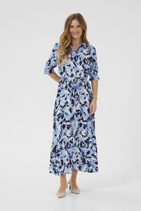 KAmira Plain Weave Dress Printed