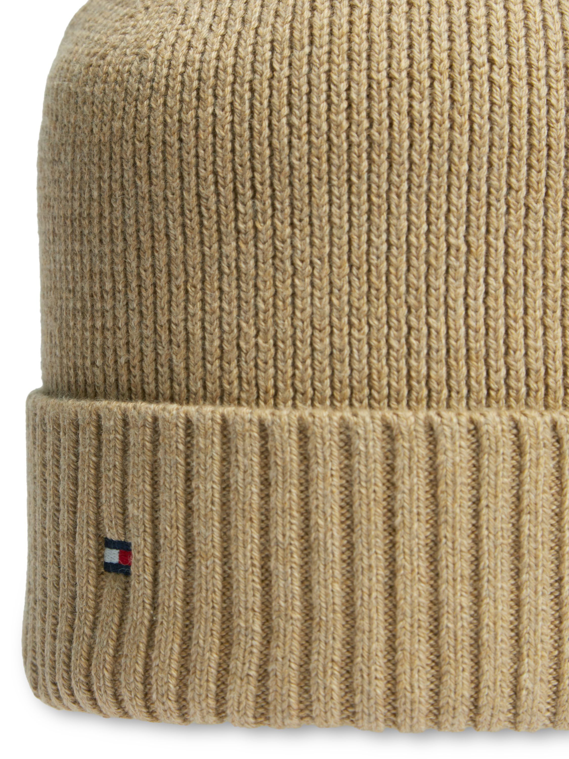 Hilfiger Flag Embroidery Beanie With Cashmere