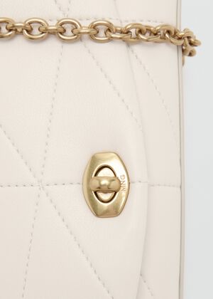 Crossbody bag with flap