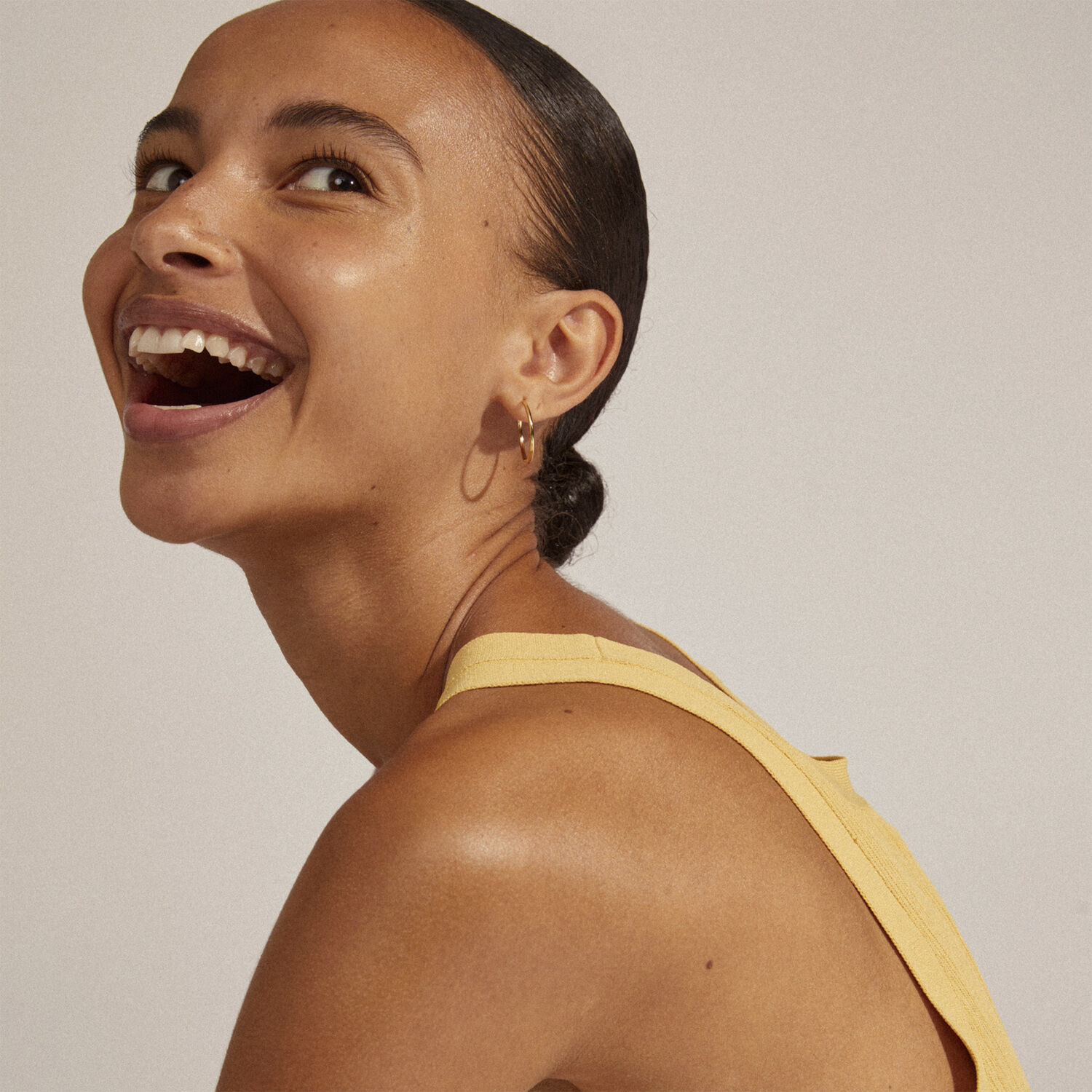 EANNA large hoops gold-plated