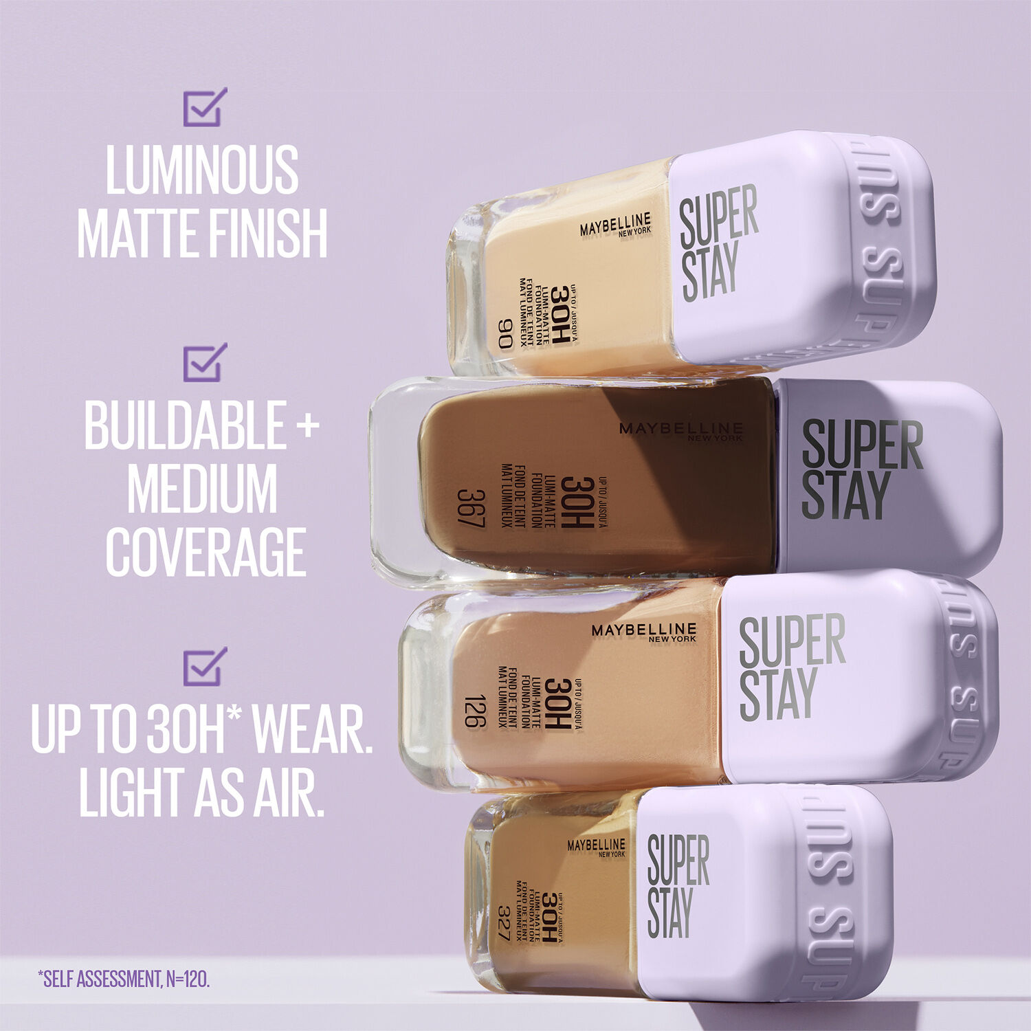 Superstay 30H Lumi-Matte Foundation