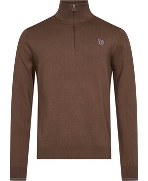 MENS SWEATER ZIP NECK ZEB BAD