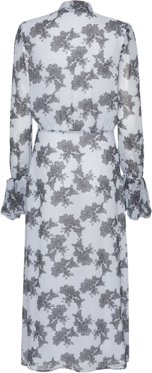 Chiffon Bow Midi Dress